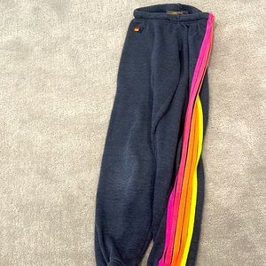 size small av rare neon sweats